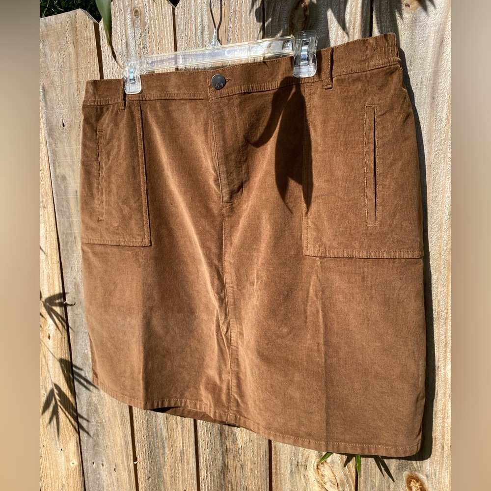 J. Jill Fine Wale Corduroy Skirt